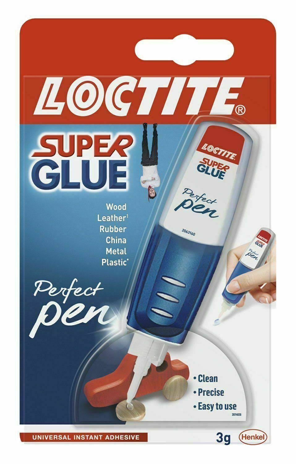 Loctite SUPER GLUE Perfect Pen - Glue (instant adhesive) - 3 g - clear