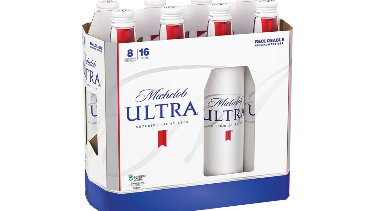 Michelob Ultra Superior Light Beer - 16 fl oz, x8