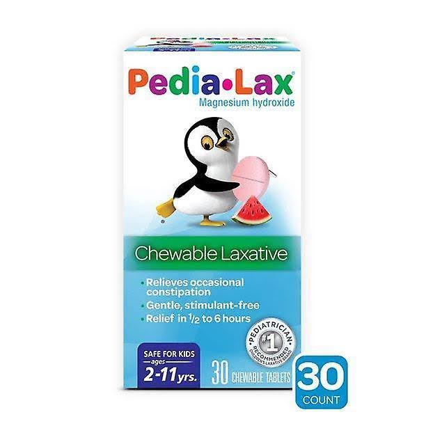 Fleet Pedia-Lax Oral Saline Laxative - 30 Chewable Tablets, Ages 2-11 Years