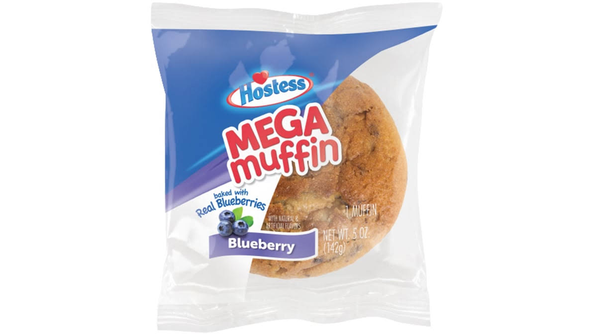 Hostess Blueberry Jumbo Muffin Single-Serve 5 Ounces