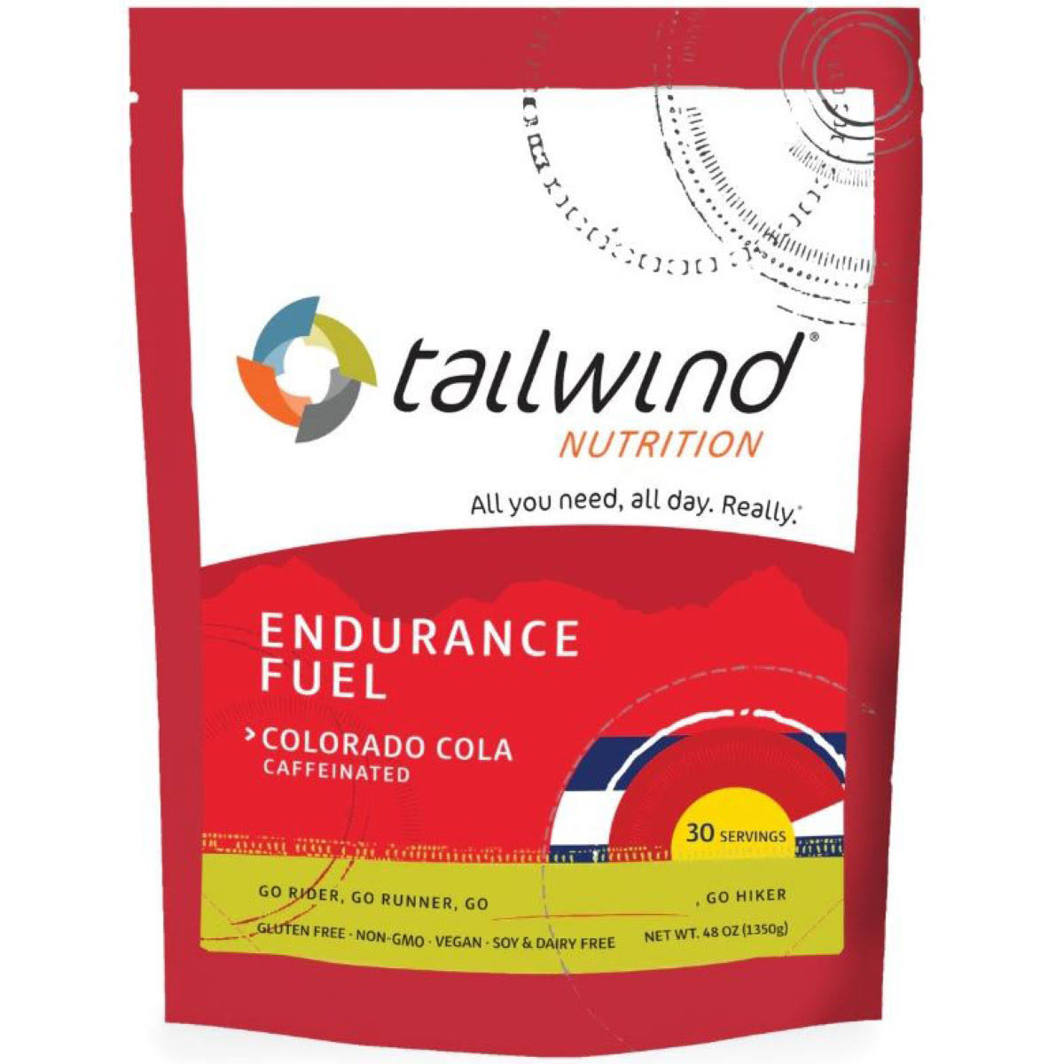 Tailwind Nutrition Endurance Fuel | 30 Servings Pack | Caffeinated