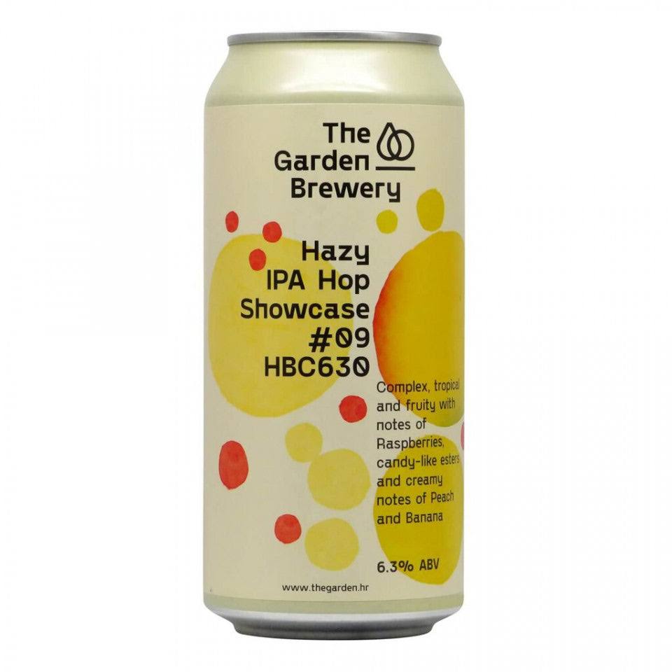 The Garden Brewery - Hazy IPA Hop Showcase #09 HBC630 6.3% ABV 440ml Can