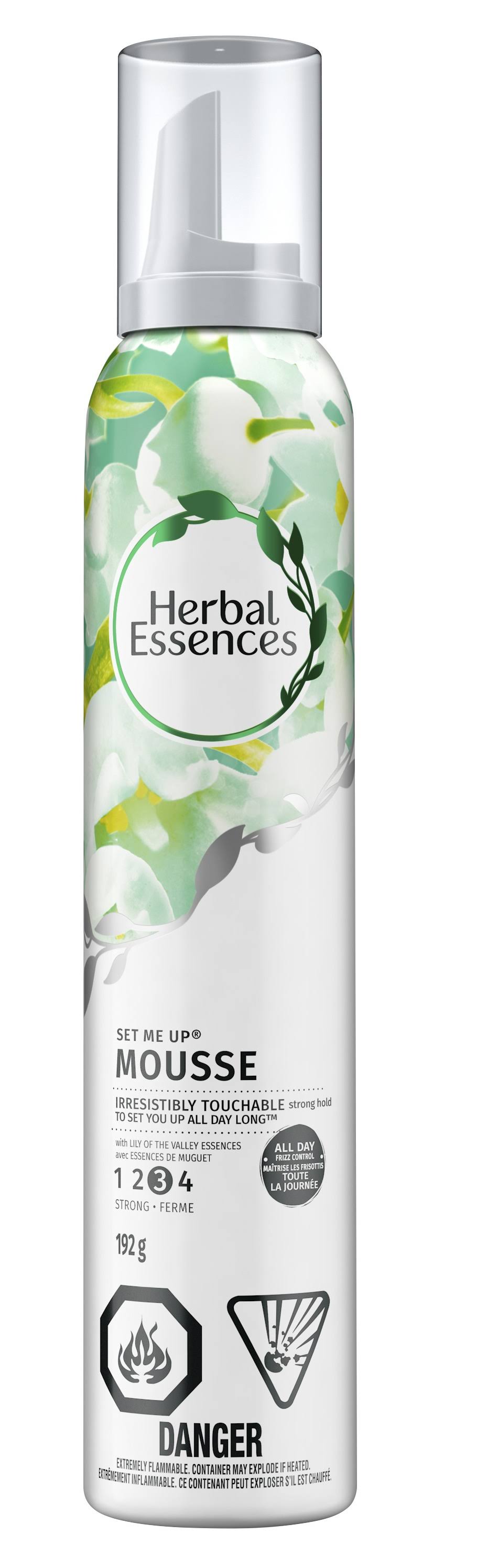 Herbal Essences Set Me Up Hair Mousse - Strong Hold, 192g