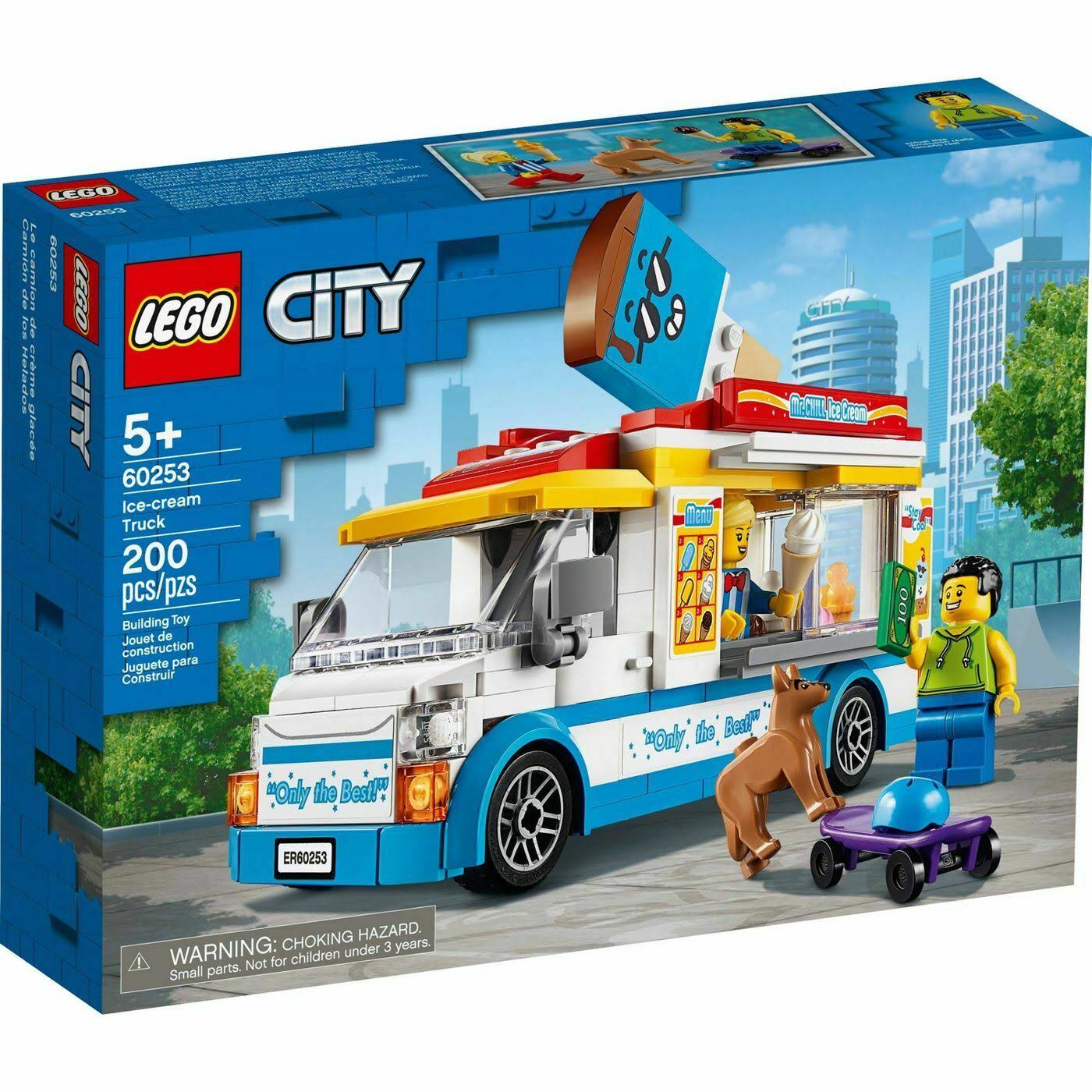 Lego 60253 City Ice-Cream Truck Cool Building Set New with Sealed Box