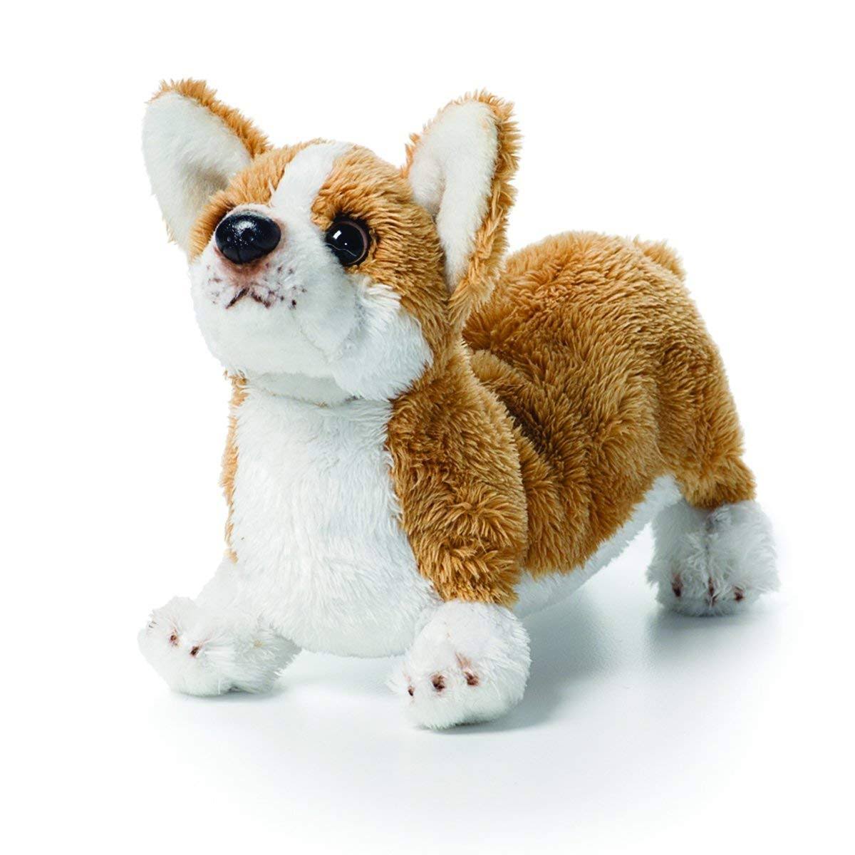 Demdaco Corgi Beanbag Plush Animal Toys - 6.5"