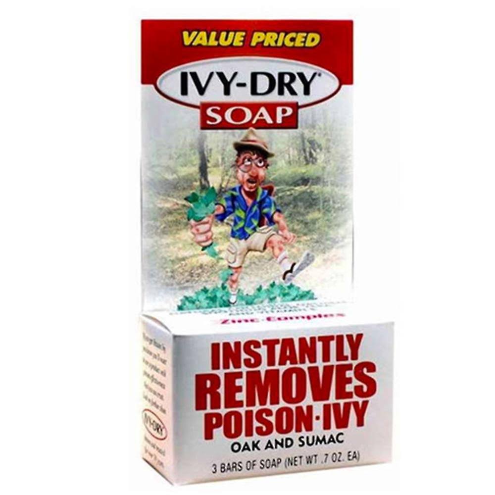 Ivy-Dry Soap - 3 Bars Of Soap, Oak And Sumac