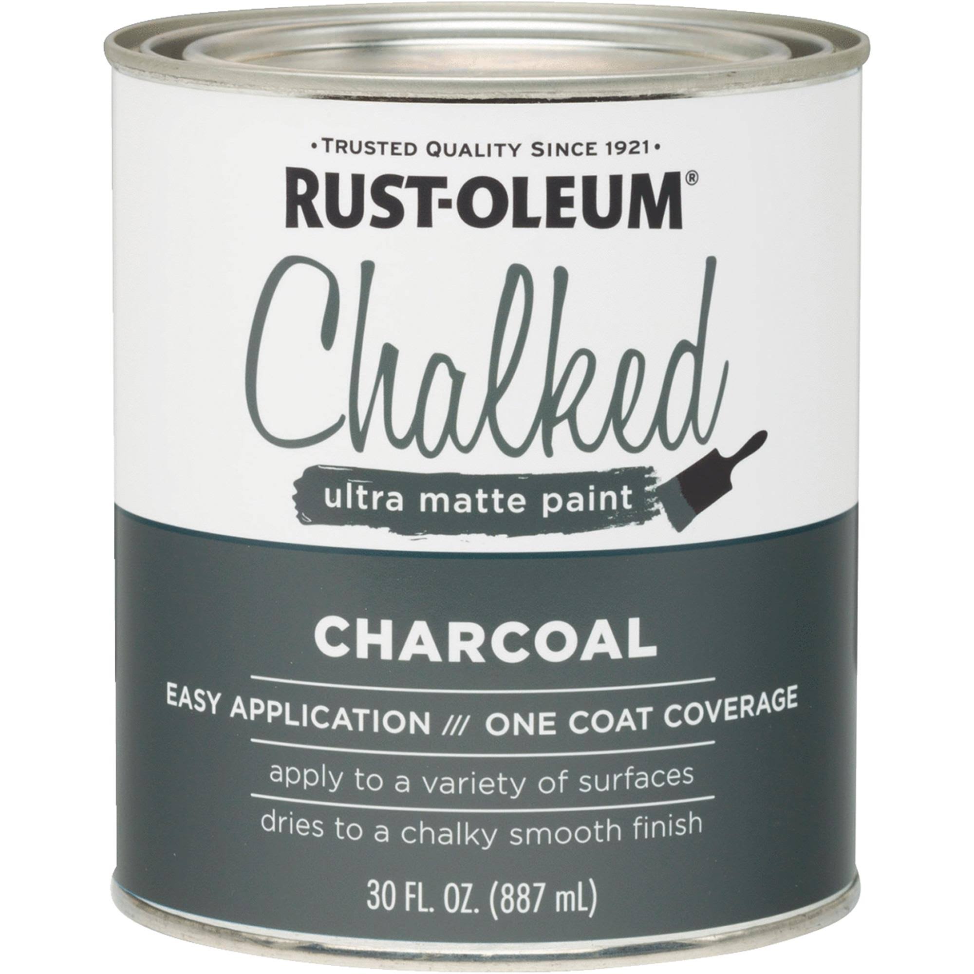 Rust-Oleum Ultra Matte Interior Chalked Paint - 30oz, Charcoal