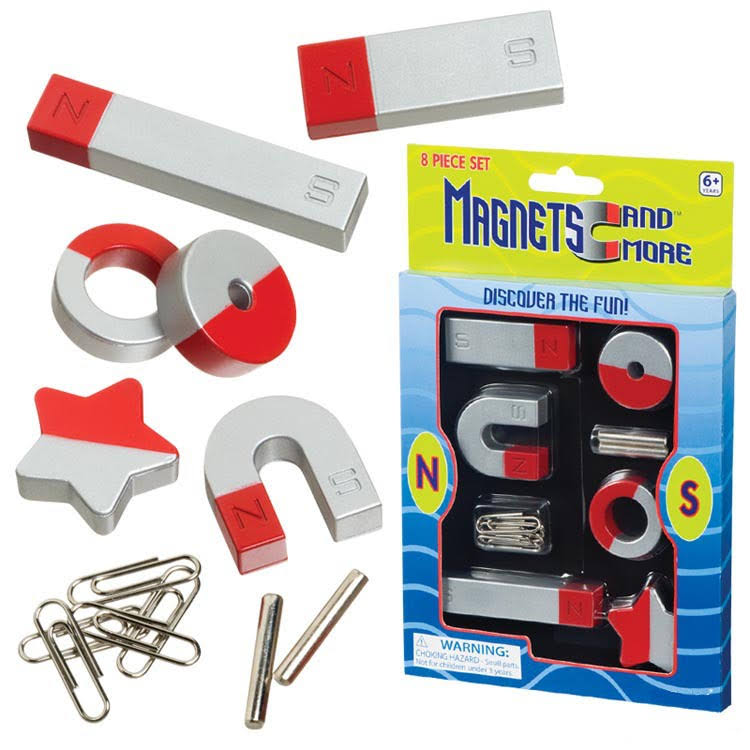 Toysmith 8 Piece Magnets Set - Fun Children's Toys