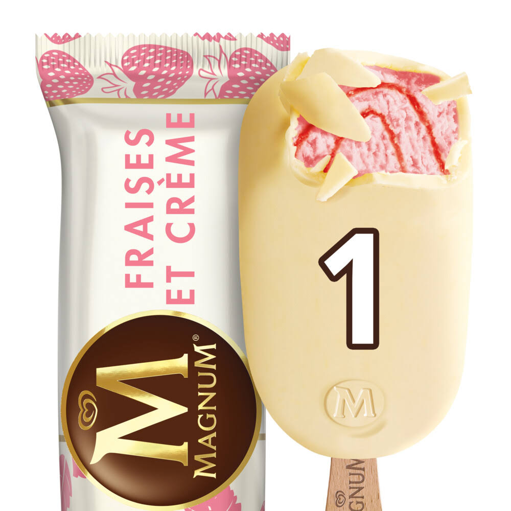 Magnum Ice Cream Bar Strawberries and Cream 100ml