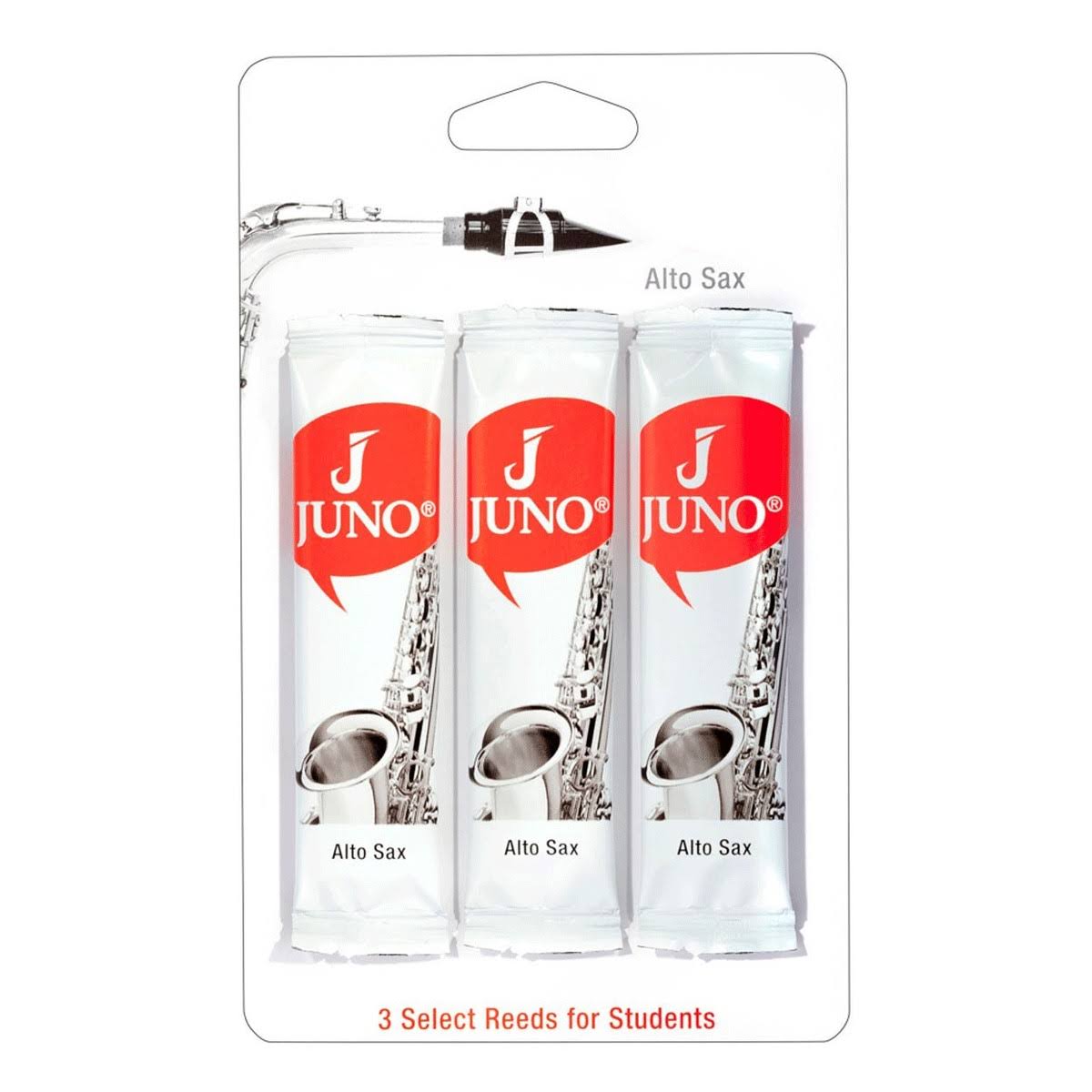 Juno Alto Saxophone Reeds - Strength 2.5, 3 Pack