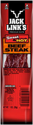 1 Oz Sweet & Hot Beef Steak, 12 Pack, Jack Links, 02031