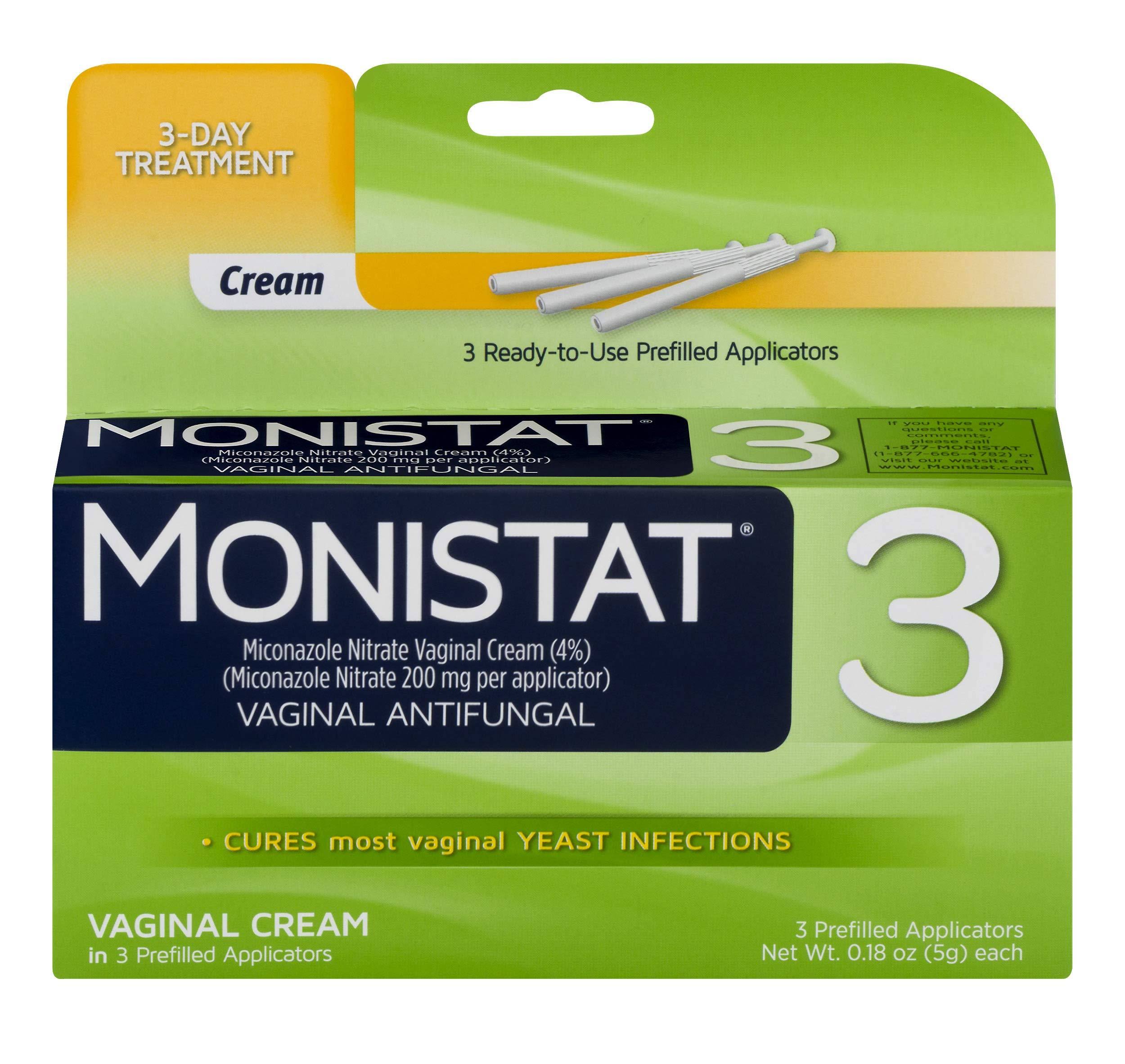 Monistat Simple Cure Vaginal Antifungal 3-Day Treatment Cream - 3ct