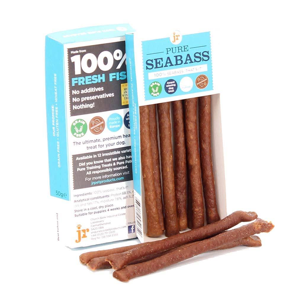 Pure Seabass Sticks 50 Gr