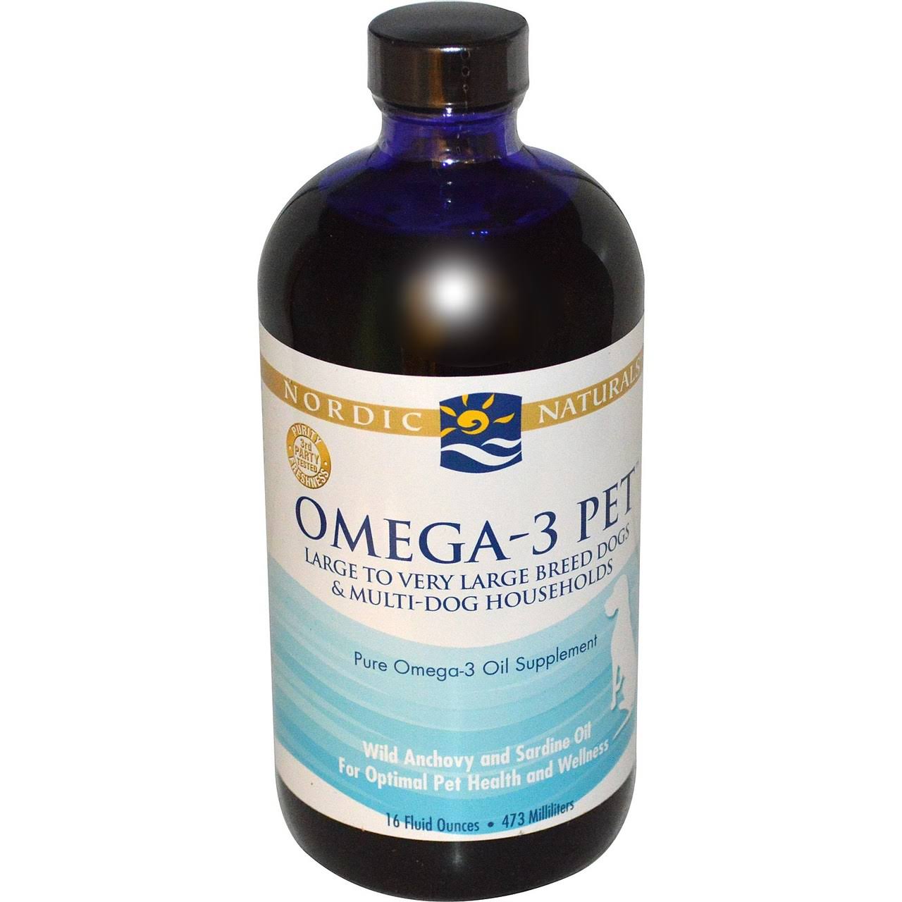 Nordic Naturals Omega-3 Pet Pure Omega 3 Oil Supplement - 473ml
