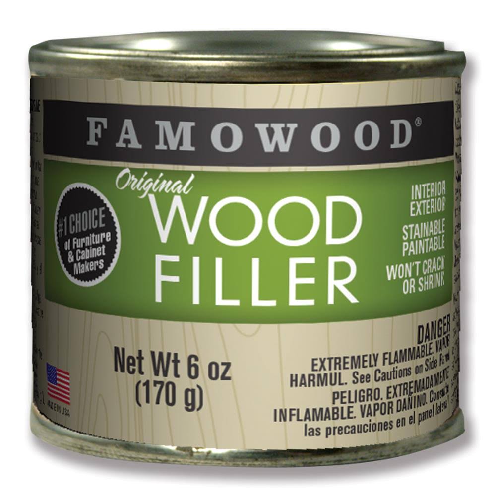 Famowood Professional Wood Filler - 6oz White