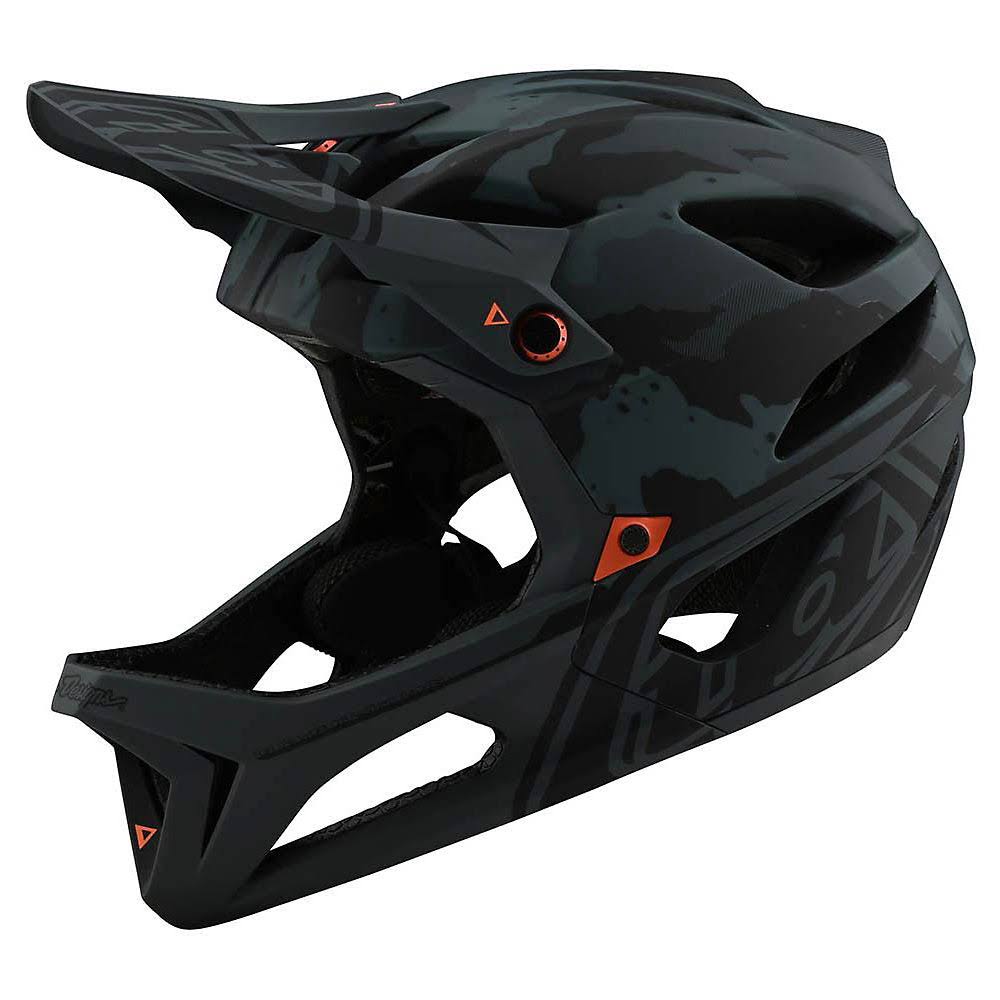 Troy Lee Designs Stage Mips Helmet (Camo) - XS/S - Camo - Green