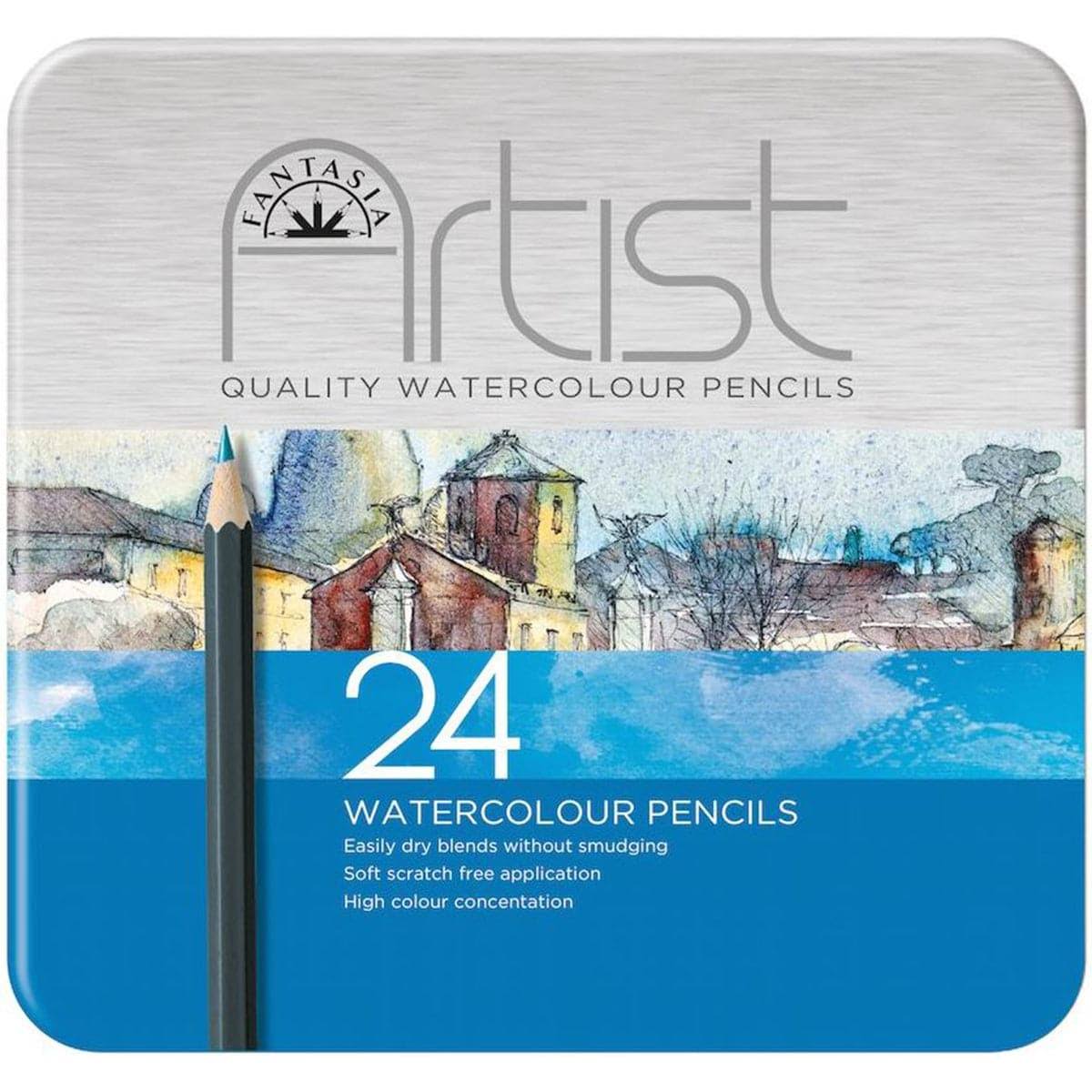 Fantasia Premium Watercolor Pencil Set 24/Pkg