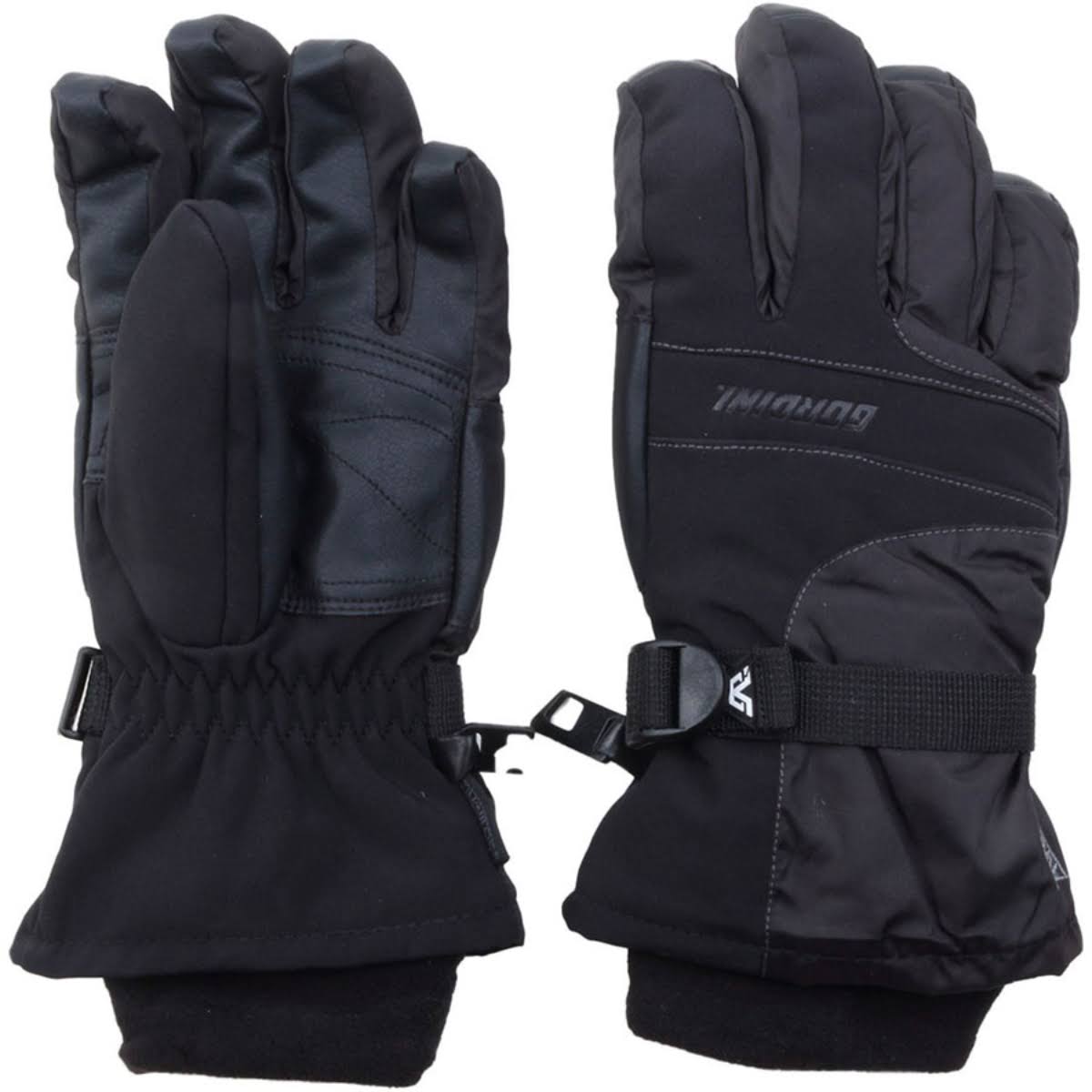 Gordini Aquabloc III Junior Gloves Girls Ski Snow Gloves - Black and Pink , X-Small