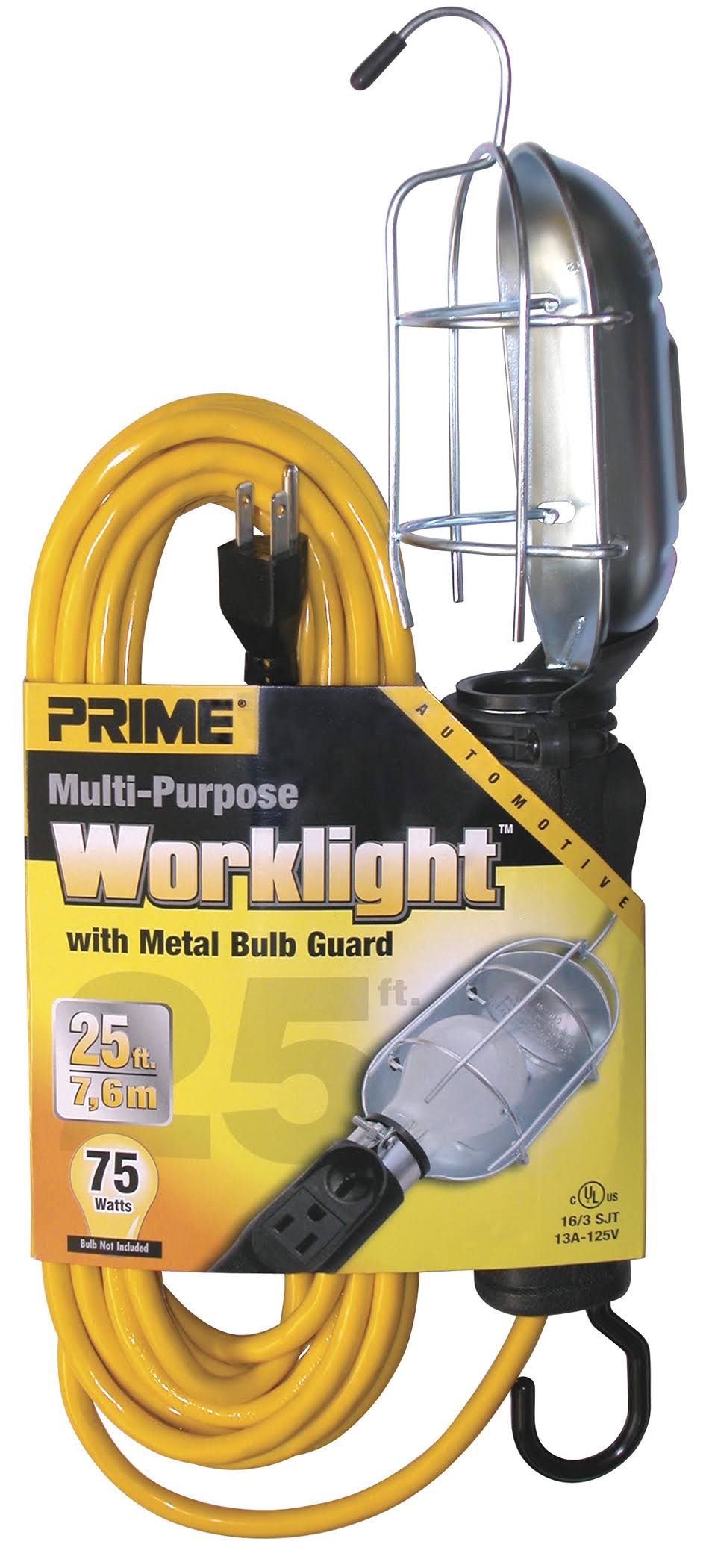 Prime Metal Guard Work Light - 25'