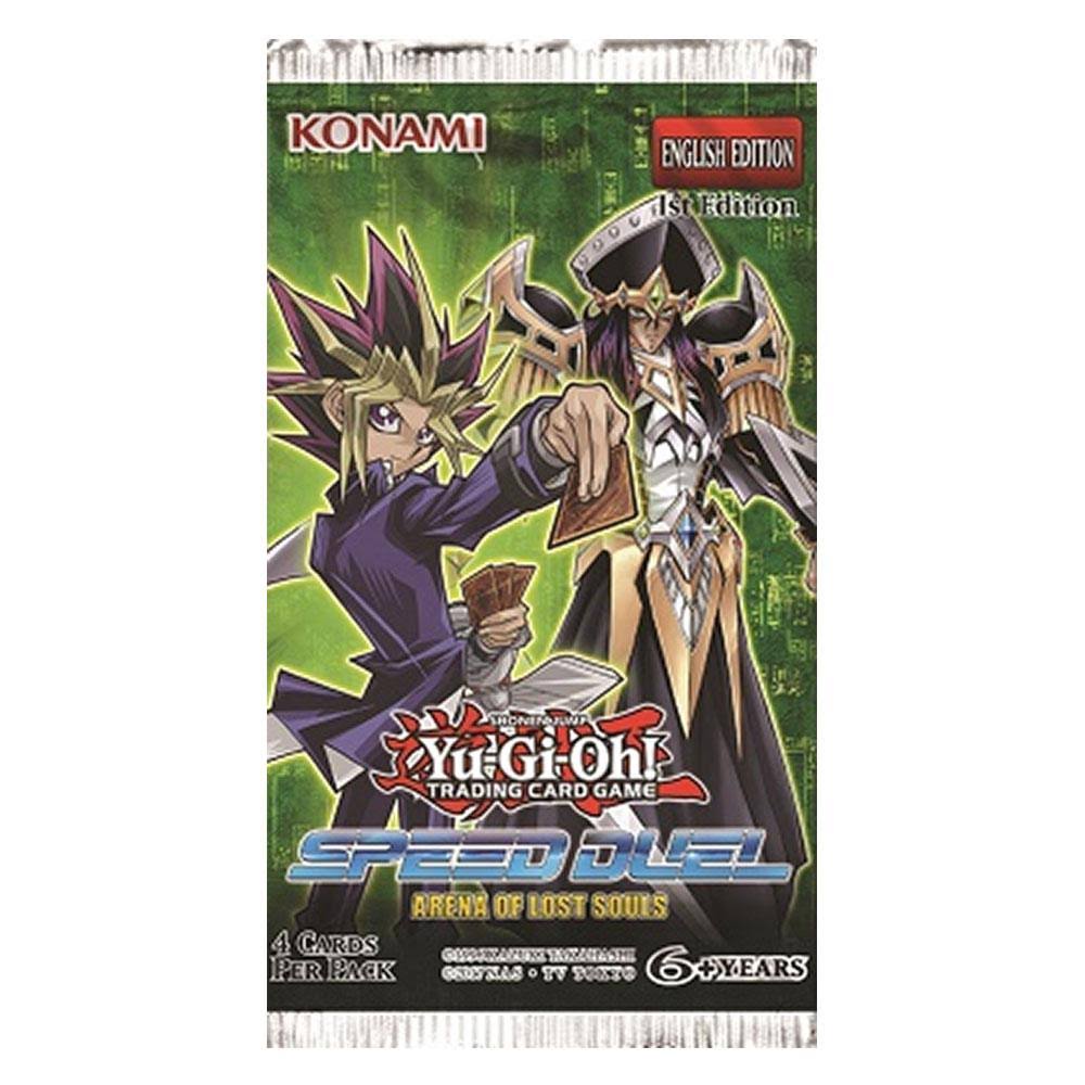 YuGi Oh Speed Duel Arena Of Lost Souls Single Booster Card Pack - 4pc