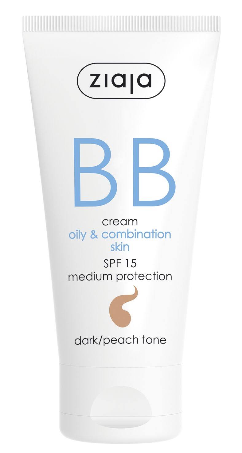 Ziaja BB Cream For Oily & Combination Skin - Dark/Peach Tone 50 ml