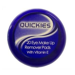 Quickies Eye Make Up Remover Pads - 20ct
