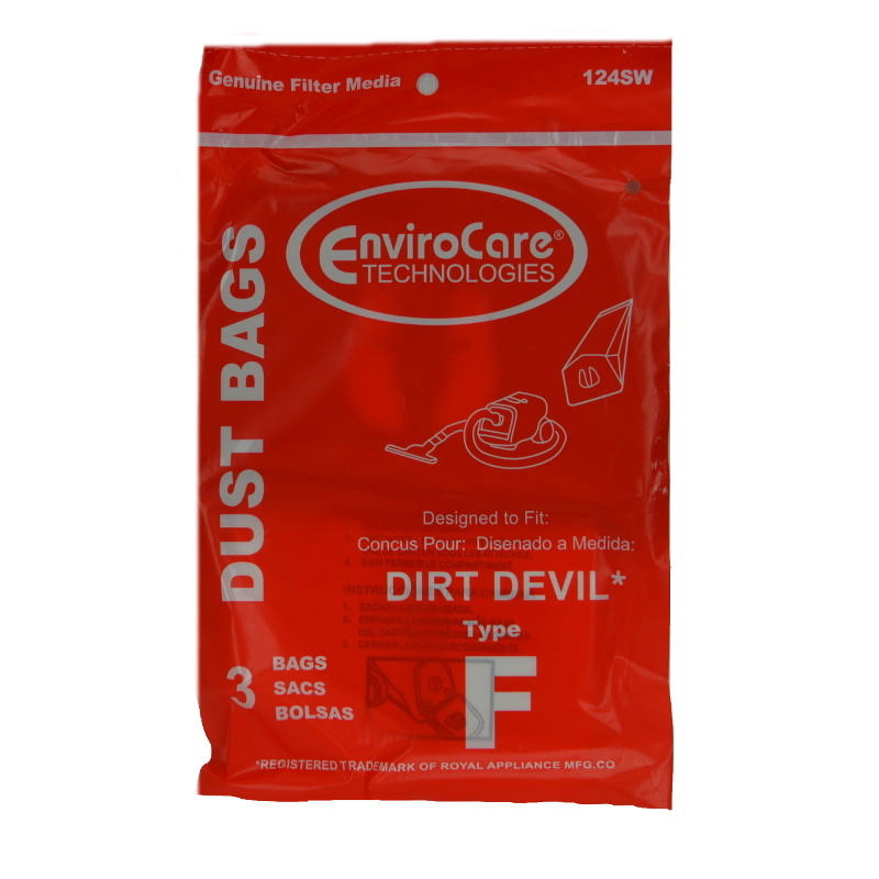 Envirocare Dirt Devil Vacuum Bags Style F