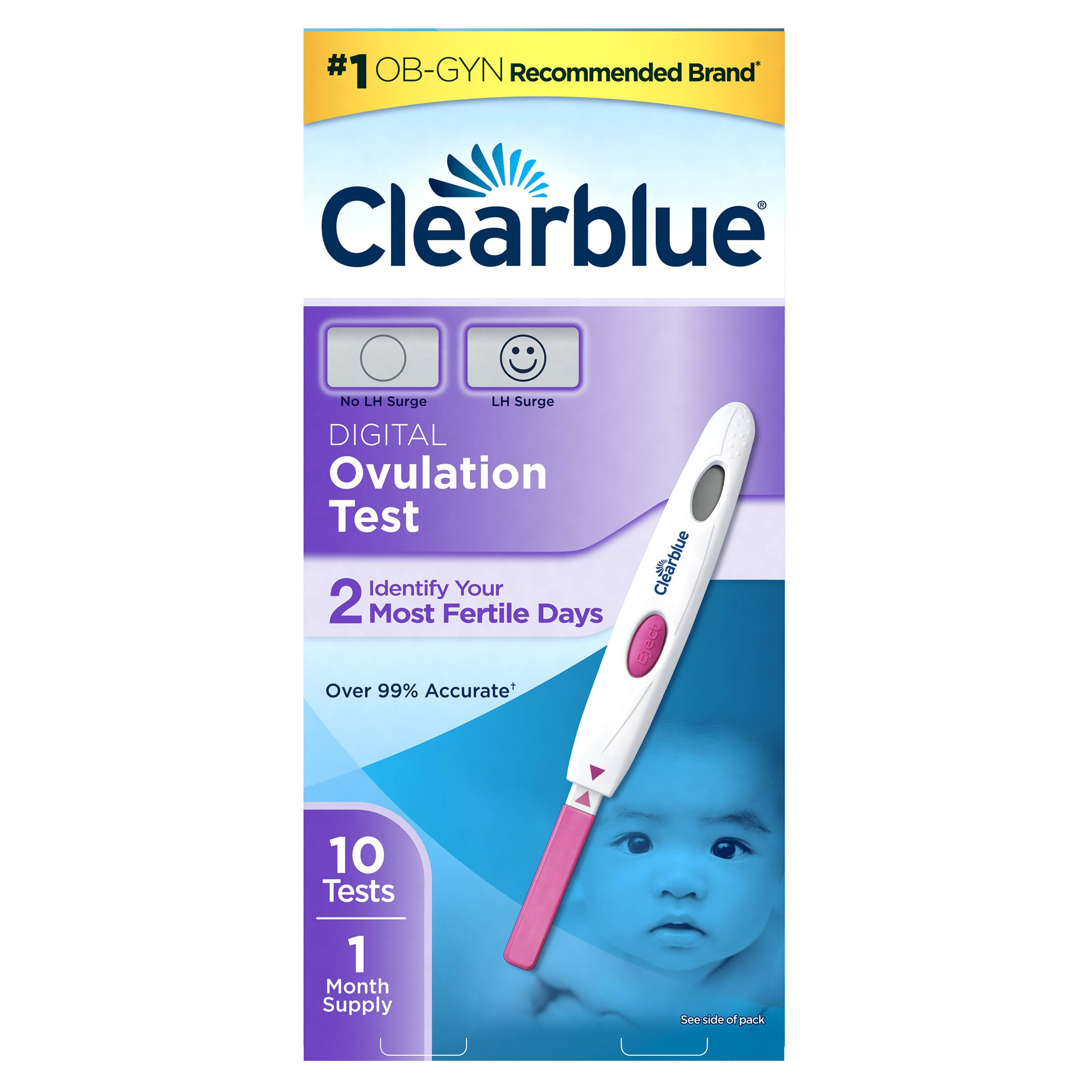 Clearblue Ovulation Test, Digital - 10 tests