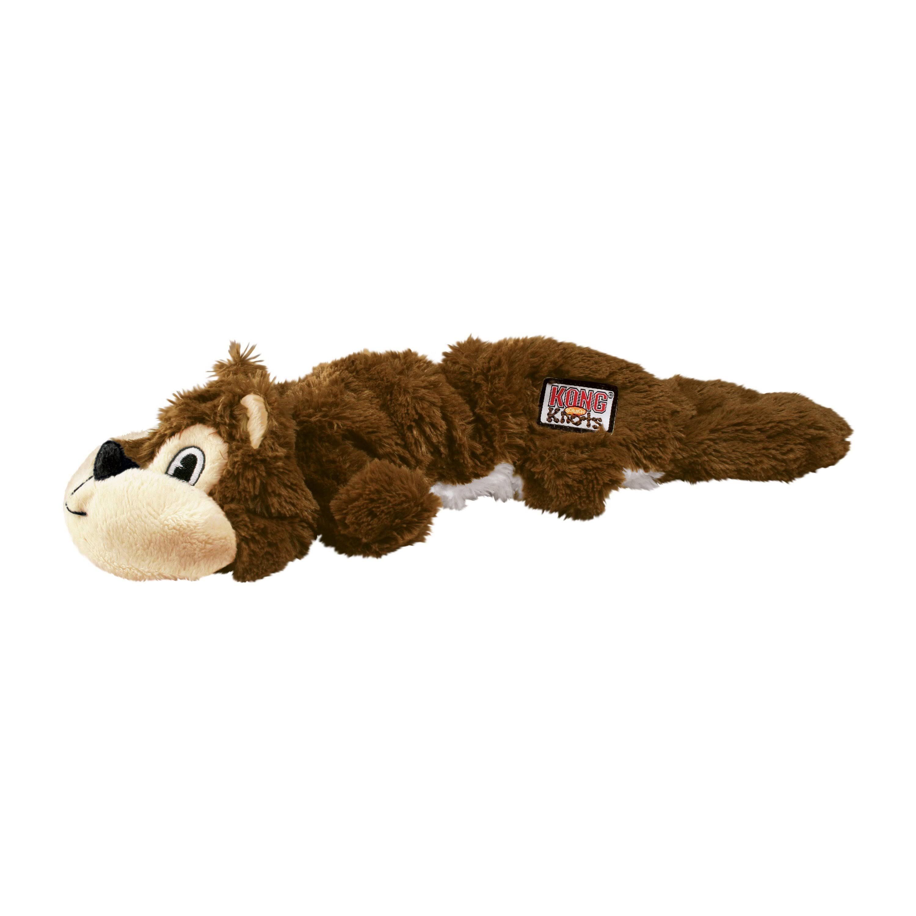 Kong Scrunch Knot Squirrel Dog Toy