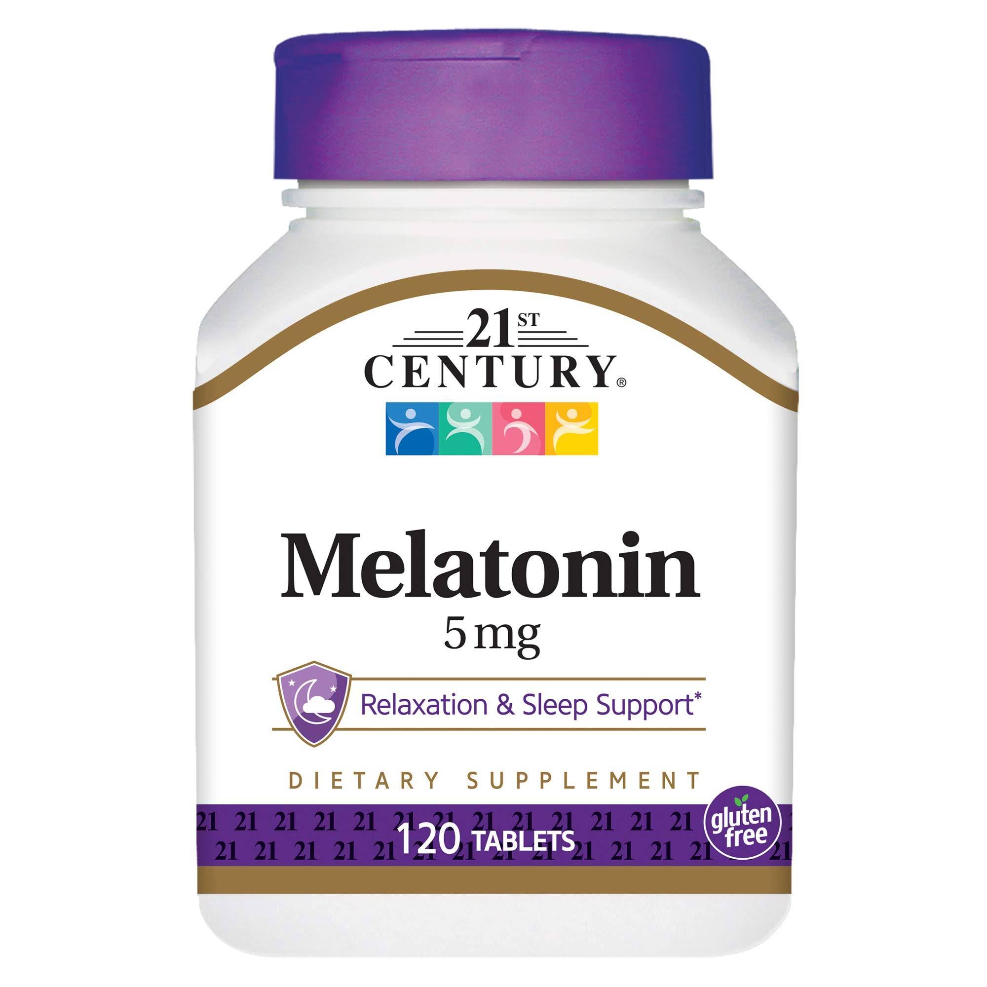 21st Century Maximum Strength Melatonin 5mg Tablets - x120
