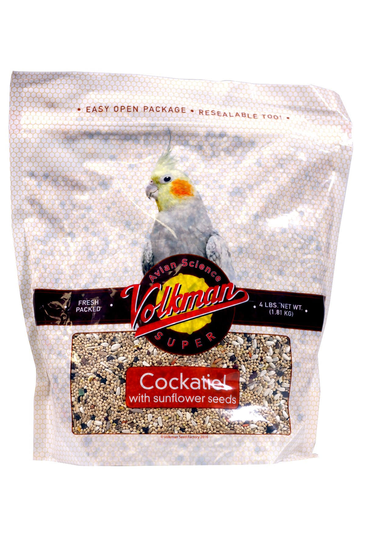 Volkman Seed Small Animal Squirrel Gourmet Mix Healthy Formulated Diet Food 4lbs