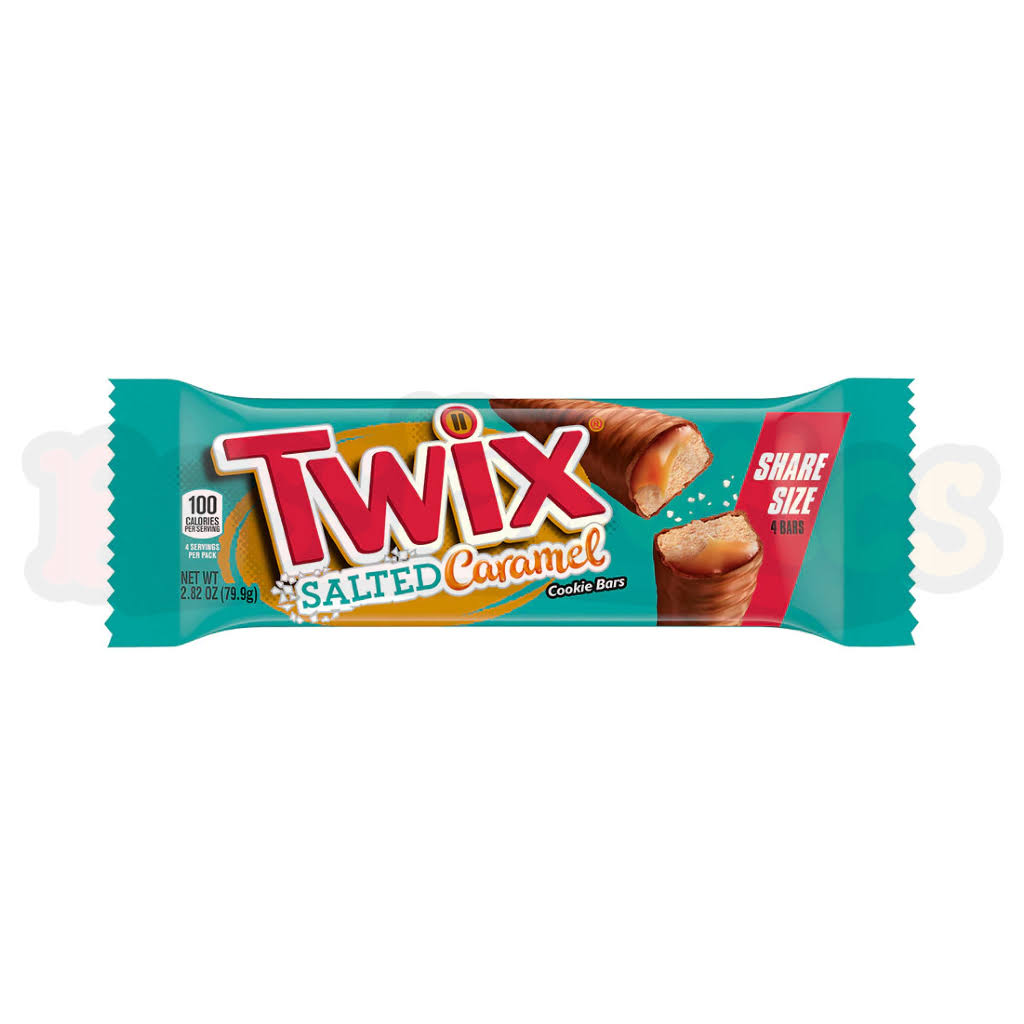 Twix Cookie Bars, Salted Caramel, Share Size - 2.82 oz