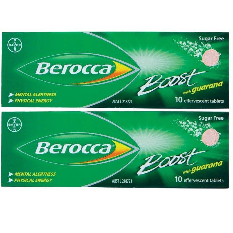 Berocca Boost with Guarana - 10 Effervescent Tablets
