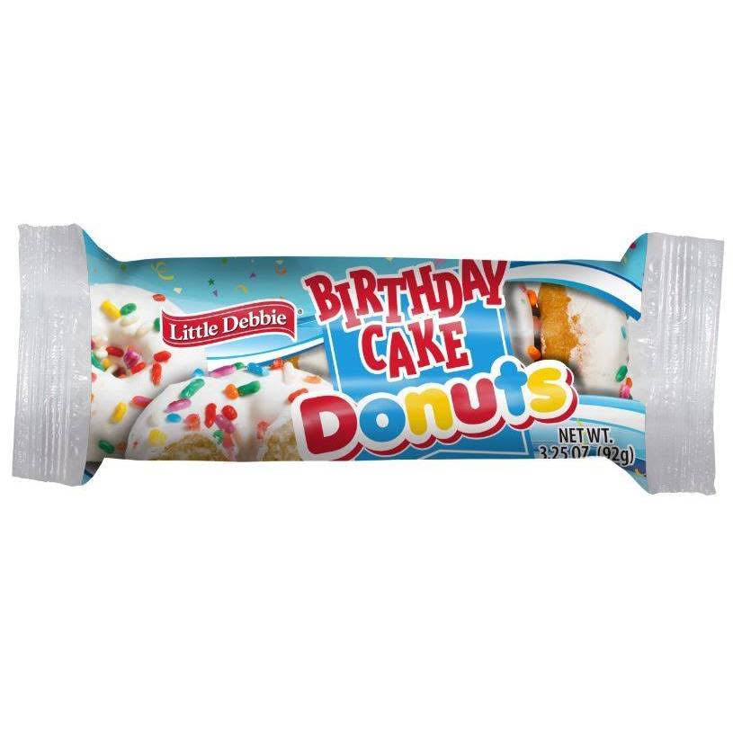 Little Debbie Birthday Cake Donuts - 3.5 oz