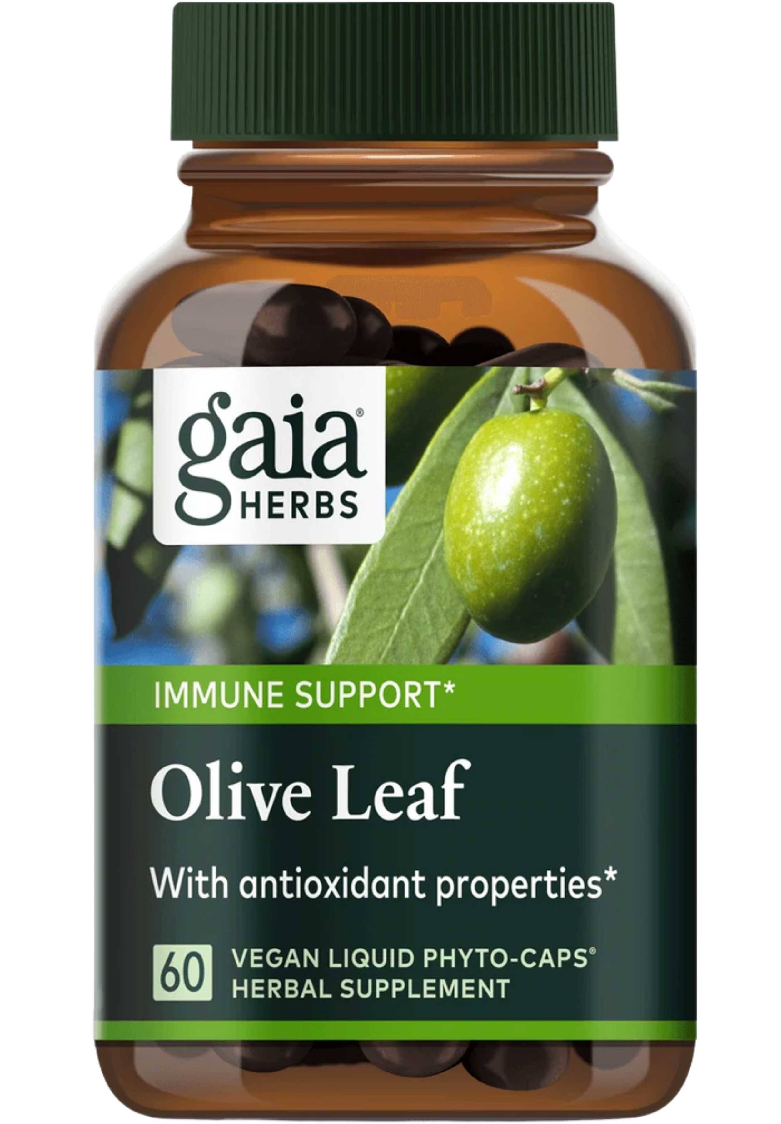 Gaia Herbs Olive Leaf Dietary Supplement - 60 Capsules