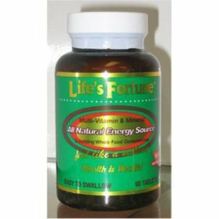 Life's Fortune Multi-Vitamin & Mineral All Natural Energy Source