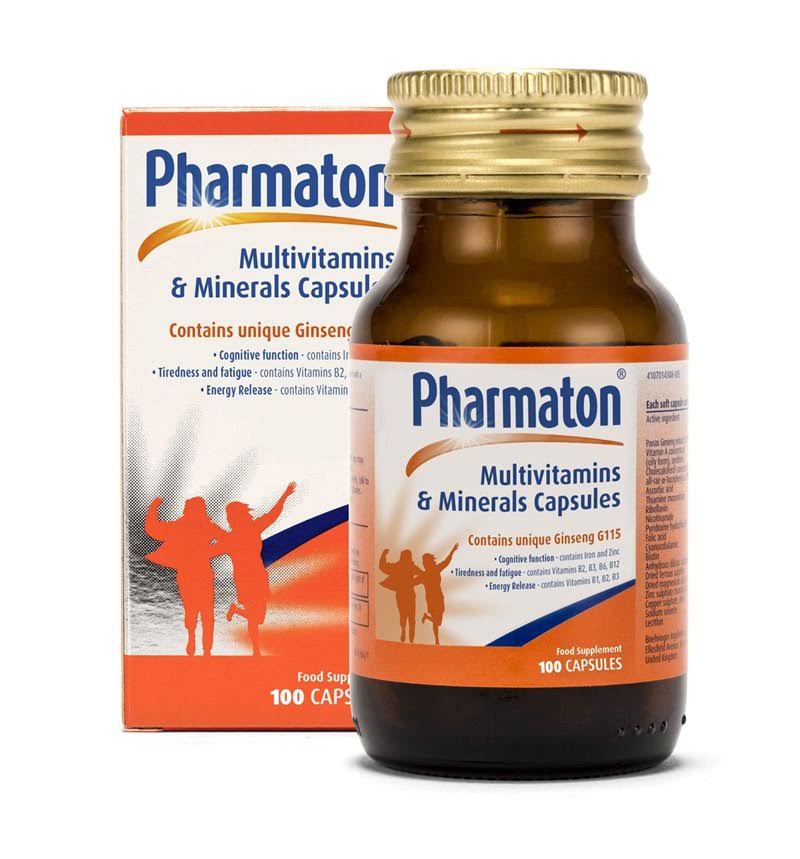 Pharmaton Multivitamins & Mineral Capsules - 100 Caps