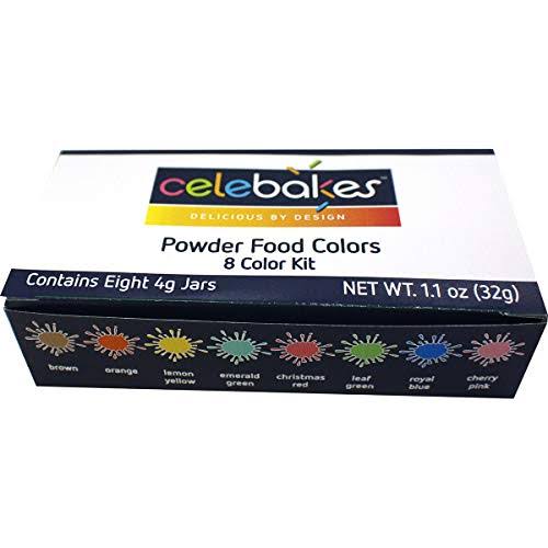 Celebakes Powdered Food Coloring Kit - 8 Color