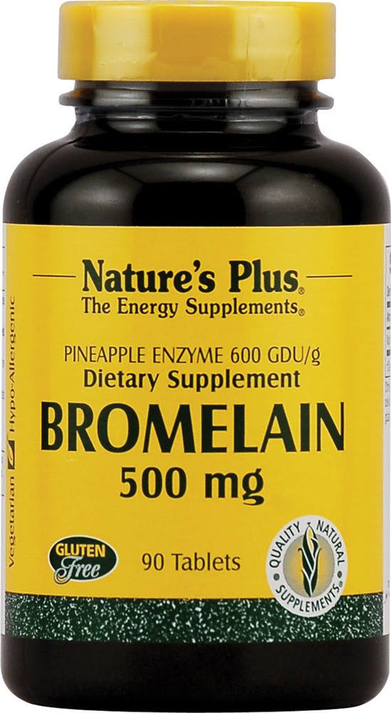 Natures Plus Bromelain Supplement - 60 Tablets