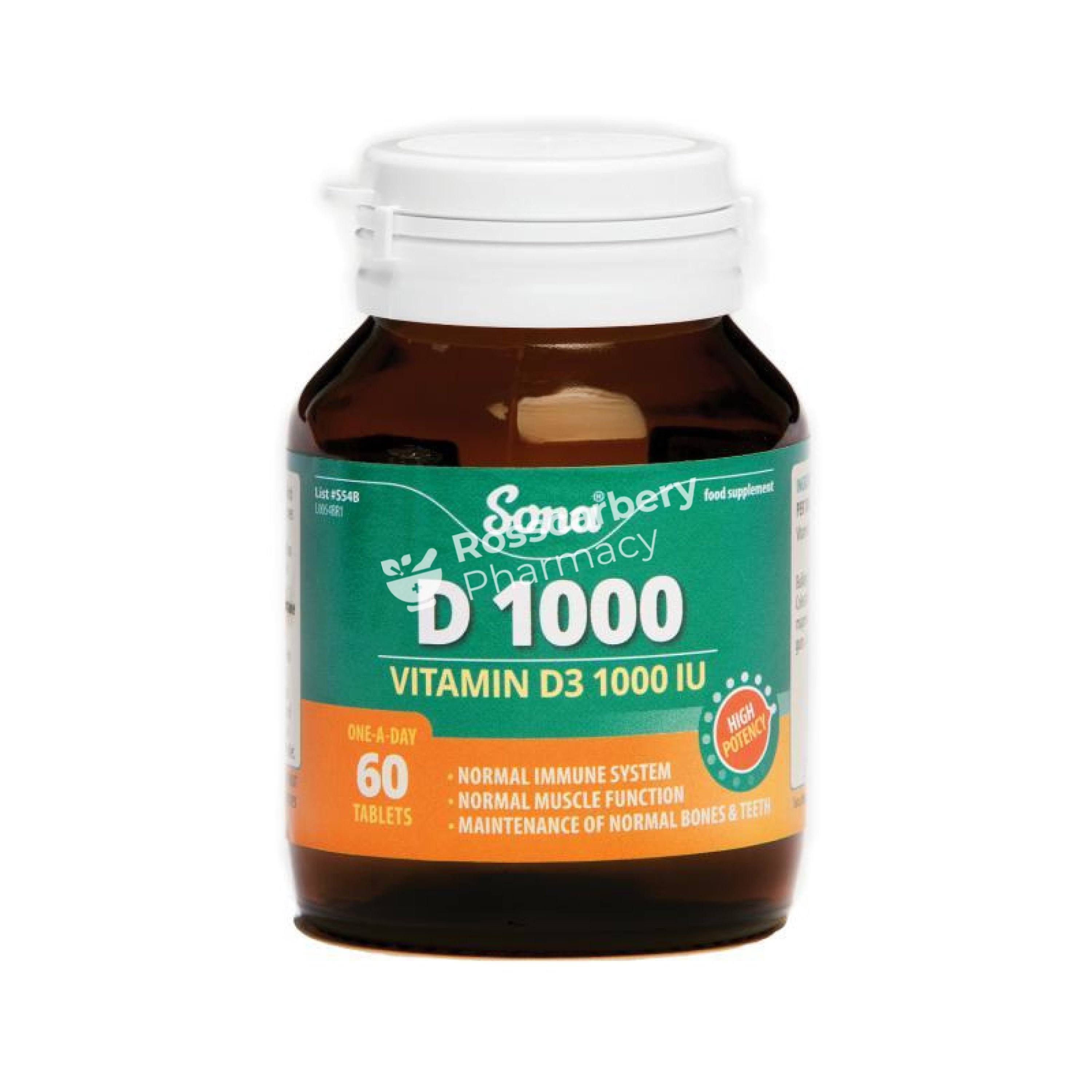 Sona Vitamin D 1000 - 30 Tablets