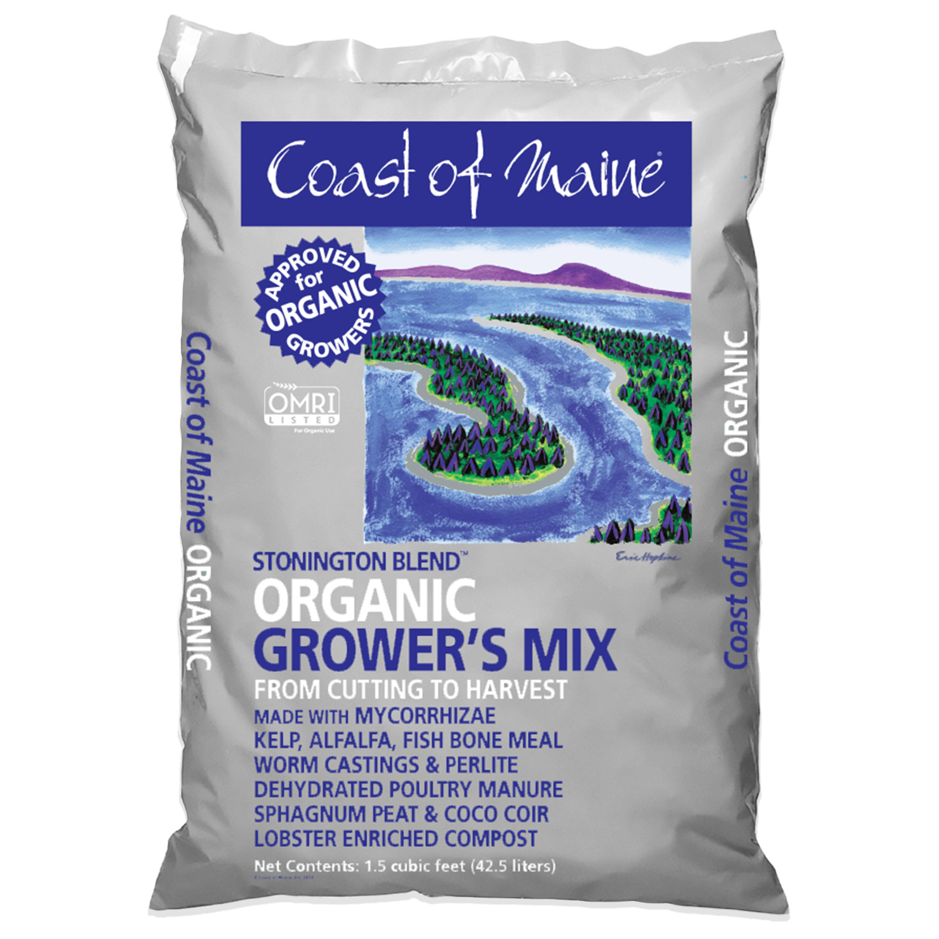 Coast of Maine Stonington Blend Organic Growers Mix - 1.5 Cu ft