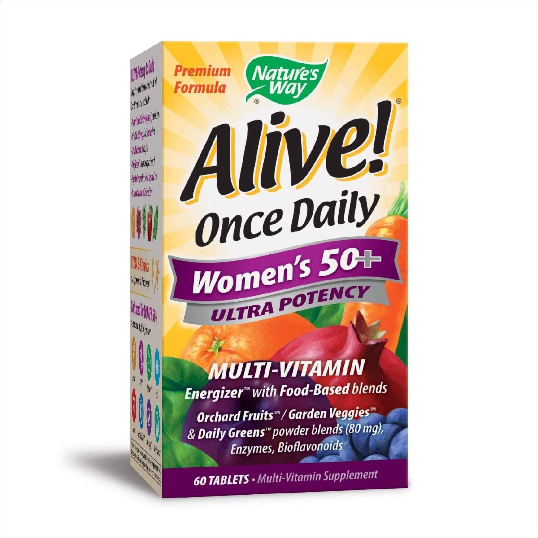 Nature's Way Alive! Once Daily Women's 50+ Ultra Potency Multivitamin - 60 tablets