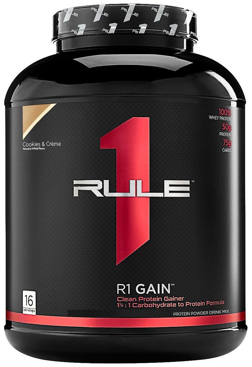 Rule 1 Whey Protein Isolate Gainer - Cookies and Creme, 16 Servings
