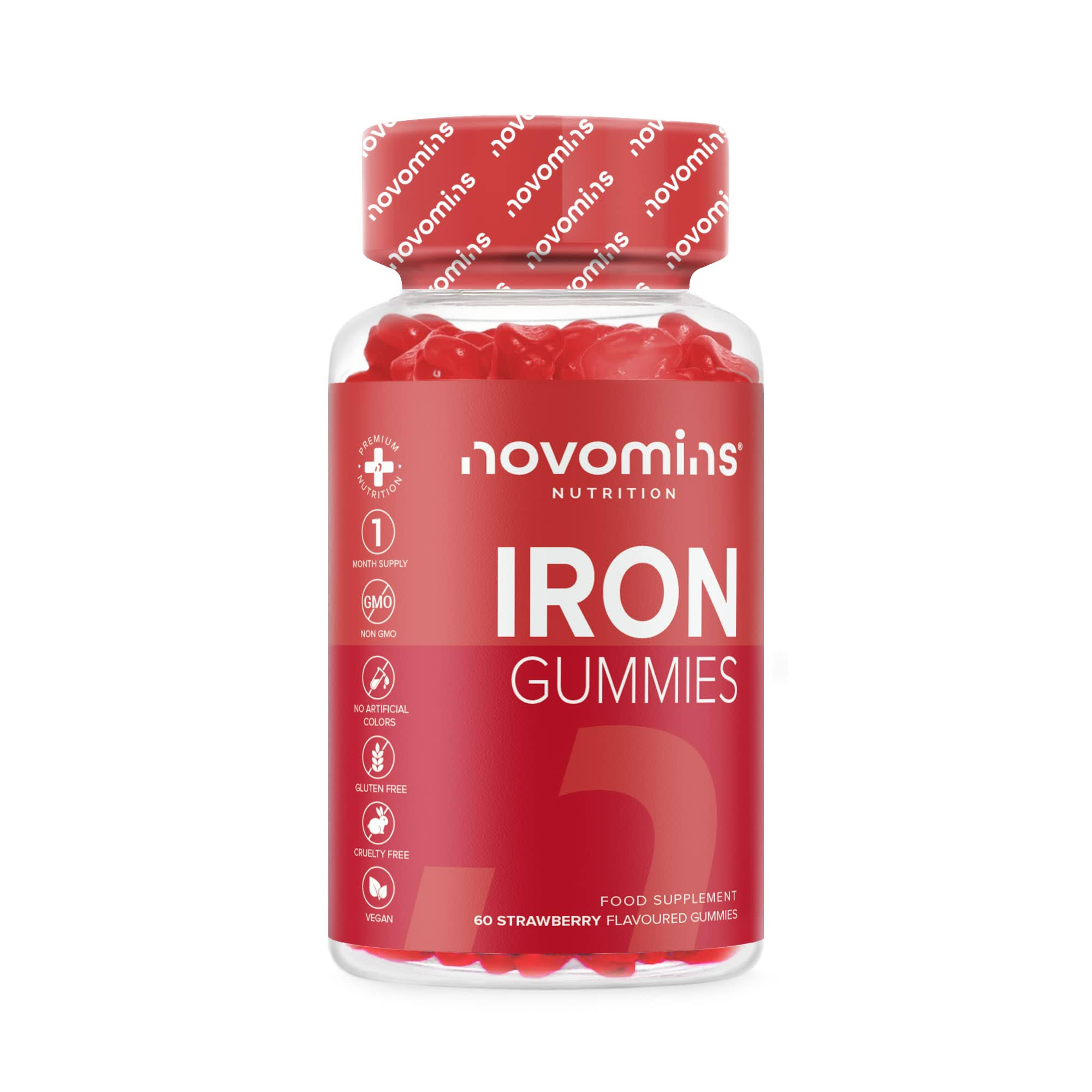 Novomins Iron Gummies 60gummie