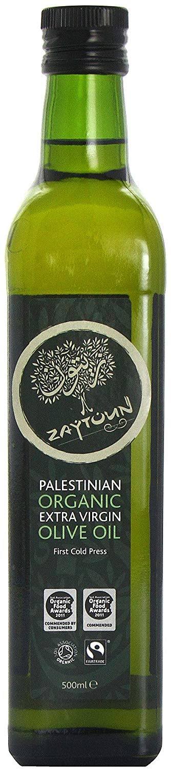 Zaytoun Organic Extra Virgin Olive Oil - 500ml