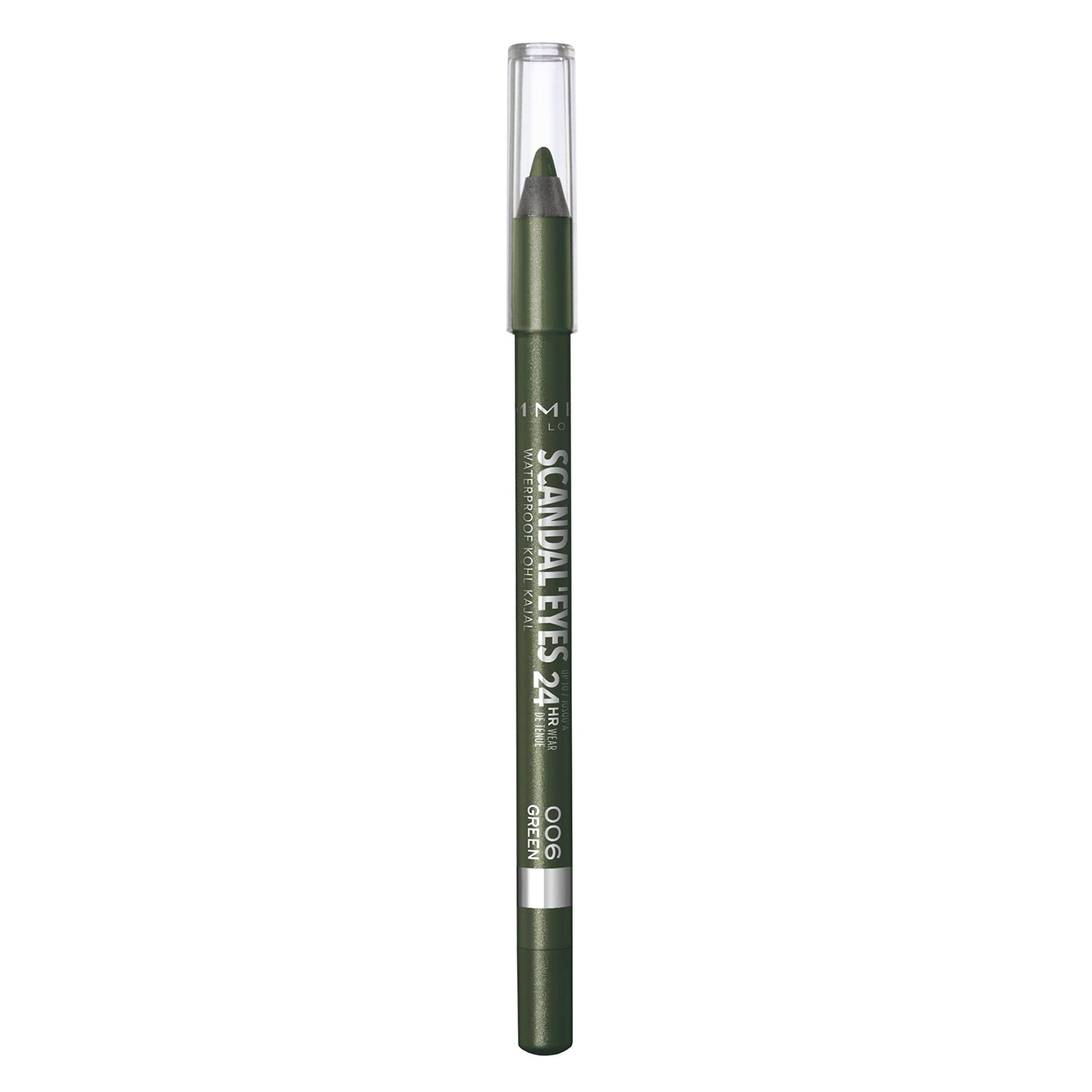 Rimmel Scandaleyes Waterproof Kohl Kajal Eyeliner Pencil Green 006