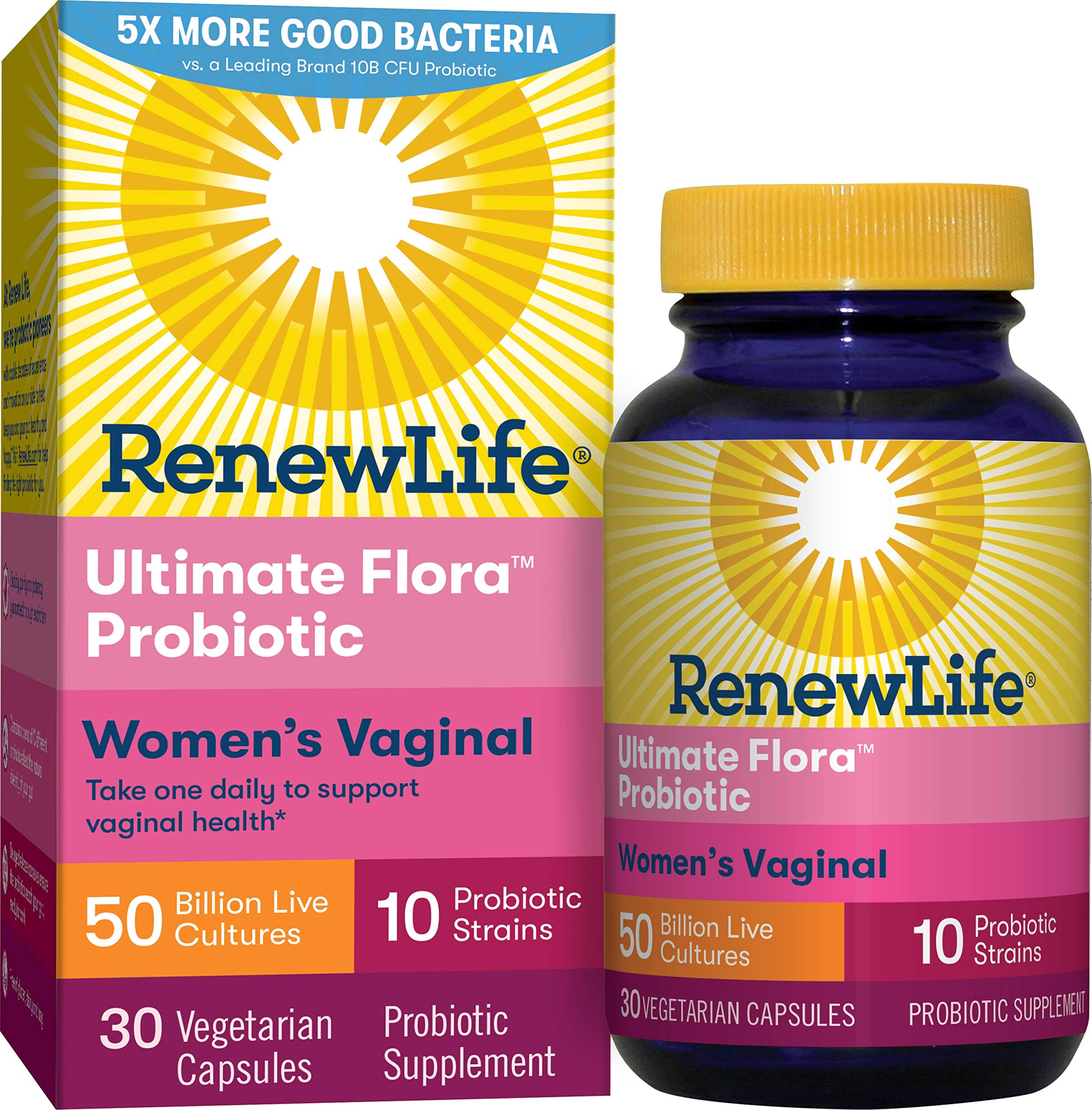 Renew Life Women's Vaginal Ultimate Flora Probiotic - 30 Capsules