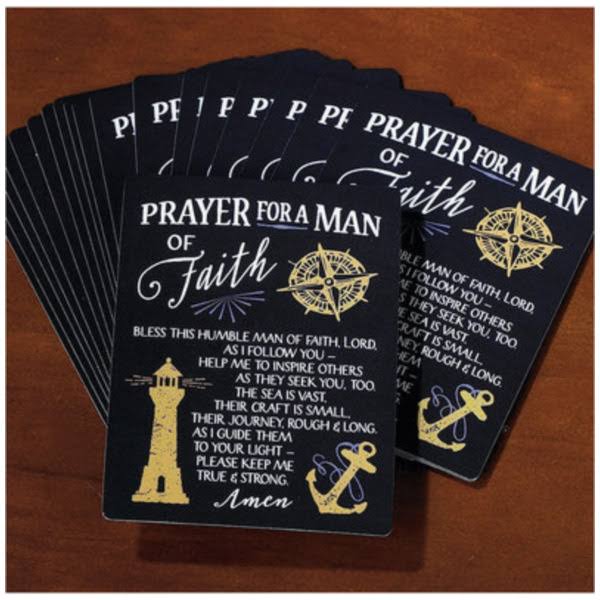 Prayer Cards - Prayer for A Man of Faith (Pack of 25)