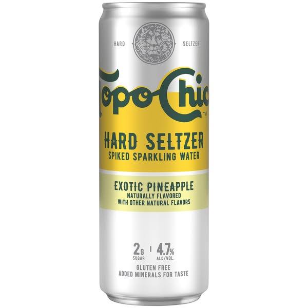 Topo Chico Exotic Pineapple Spiked Sparkling Water - 12.0 fl oz