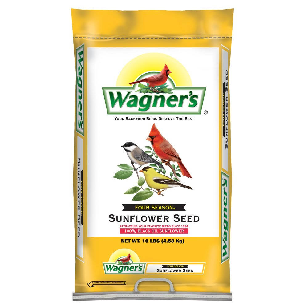 Wagner's 76025 Black Oil Sunflower Seed, 10-pound Bag